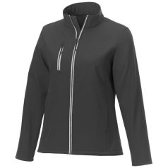   Orion women's softshell jacket, Mechanical stretch woven of 100% Polyester bonded with 100% Polyester micro fleece, Storm Grey, XS