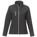 Orion women's softshell jacket, Mechanical stretch woven of 100% Polyester bonded with 100% Polyester micro fleece, Storm Grey, XL