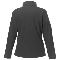   Orion women's softshell jacket, Mechanical stretch woven of 100% Polyester bonded with 100% Polyester micro fleece, Storm Grey, XL