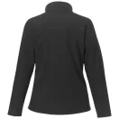 Orion women's softshell jacket, Mechanical stretch woven of 100% Polyester bonded with 100% Polyester micro fleece,  solid black, XL