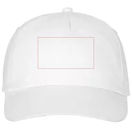 Feniks 5 panel cap, Unisex, 100% Cotton twill, White
