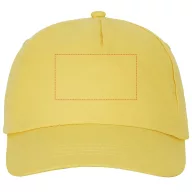 Feniks 5 panel cap, Unisex, 100% Cotton twill, Yellow