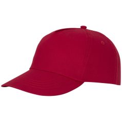 Feniks 5 panel cap, Unisex, 100% Cotton twill, Red