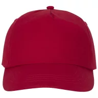 Feniks 5 panel cap, Unisex, 100% Cotton twill, Red