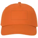 Feniks 5 panel cap, Unisex, 100% Cotton twill, Orange