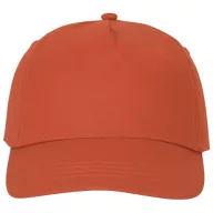 Feniks 5 panel cap, Unisex, 100% Cotton twill, Orange