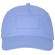 Feniks 5 panel cap, Unisex, 100% Cotton twill, Light blue