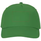 Feniks 5 panel cap, Unisex, 100% Cotton twill, Fern green  