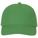 Feniks 5 panel cap, Unisex, 100% Cotton twill, Fern green  