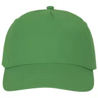 Feniks 5 panel cap, Unisex, 100% Cotton twill, Fern green  