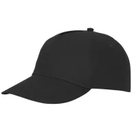 Feniks 5 panel cap, Unisex, 100% Cotton twill, solid black