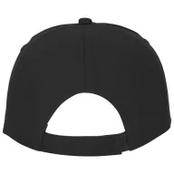 Feniks 5 panel cap, Unisex, 100% Cotton twill, solid black