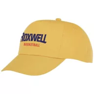 Feniks kids 5 panel cap, Kids, 100% Cotton twill, Yellow