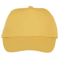 Feniks kids 5 panel cap, Kids, 100% Cotton twill, Yellow