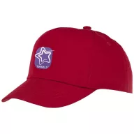 Feniks kids 5 panel cap, Kids, 100% Cotton twill, Red