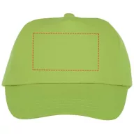   Feniks kids 5 panel cap, Kids, 100% Cotton twill, Apple Green