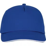 Styx 5 panel sandwich cap, Unisex, 100% Cotton twill, Blue