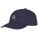Styx 5 panel sandwich cap, Unisex, 100% Cotton twill, Navy