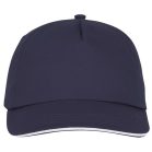 Styx 5 panel sandwich cap, Unisex, 100% Cotton twill, Navy