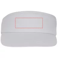 Hera sun visor, Unisex, 100% Cotton twill, White