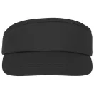 Hera sun visor, Unisex, 100% Cotton twill,  solid black