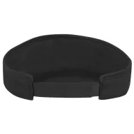 Hera sun visor, Unisex, 100% Cotton twill,  solid black