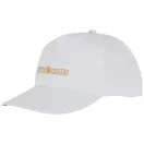 Hades 5 panel cap, Unisex, 100% Cotton twill, White