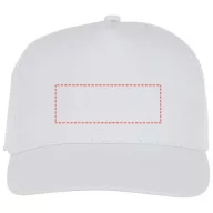 Hades 5 panel cap, Unisex, 100% Cotton twill, White