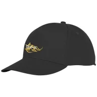 Hades 5 panel cap, Unisex, 100% Cotton twill,  solid black