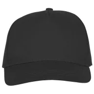 Hades 5 panel cap, Unisex, 100% Cotton twill,  solid black