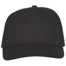 Hades 5 panel cap, Unisex, 100% Cotton twill,  solid black