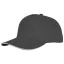 Ceto 5 panel sandwich cap, Unisex, 100% Cotton twill, Storm Grey