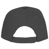   Ceto 5 panel sandwich cap, Unisex, 100% Cotton twill, Storm Grey