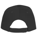 Ceto 5 panel sandwich cap, Unisex, 100% Cotton twill,  solid black
