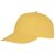 Ares 6 panel cap, Unisex, 100% Cotton twill, Yellow