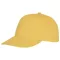 Ares 6 panel cap, Unisex, 100% Cotton twill, Yellow