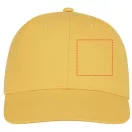 Ares 6 panel cap, Unisex, 100% Cotton twill, Yellow