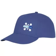 Ares 6 panel cap, Unisex, 100% Cotton twill, Blue