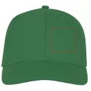 Ares 6 panel cap, Unisex, 100% Cotton twill, Fern green  