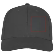 Ares 6 panel cap, Unisex, 100% Cotton twill, Storm Grey
