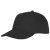 Ares 6 panel cap, Unisex, 100% Cotton twill,  solid black