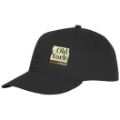 Ares 6 panel cap, Unisex, 100% Cotton twill,  solid black