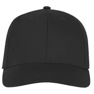 Ares 6 panel cap, Unisex, 100% Cotton twill,  solid black
