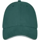 Sapca 6 panouri, Elevate, 2601E12876, Bumbac, Verde Forest