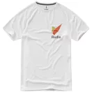 Niagara short sleeve men's cool fit t-shirt, Male, Mesh of 100% Polyester with Cool Fit finish, White, L