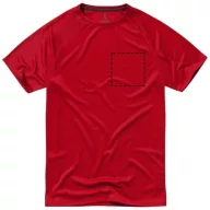   Niagara short sleeve men's cool fit t-shirt, Male, Mesh of 100% Polyester with Cool Fit finish, Red, M