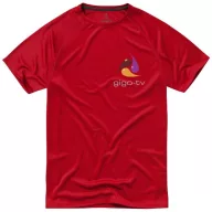   Niagara short sleeve men's cool fit t-shirt, Male, Mesh of 100% Polyester with Cool Fit finish, Red, L