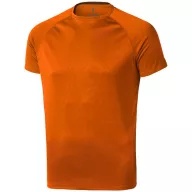   Niagara short sleeve men's cool fit t-shirt, Male, Mesh of 100% Polyester with Cool Fit finish, Orange, XS
