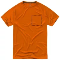  Niagara short sleeve men's cool fit t-shirt, Male, Mesh of 100% Polyester with Cool Fit finish, Orange, XS