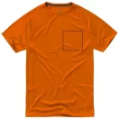 Niagara short sleeve men's cool fit t-shirt, Male, Mesh of 100% Polyester with Cool Fit finish, Orange, M